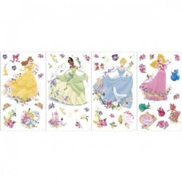 Stickers Repositionnable Disney Princesses Cendrillon, Belle