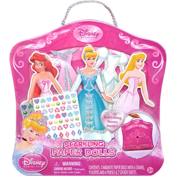 Disney Princess Toys - Sparkle Paper Doll Armoire – ToyStop